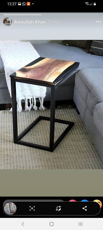 epoxy center table. Delivery all Pakistan can send. contact03328709877 17