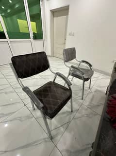Visitor Chairs | Dark Brown Cusion | Brand New