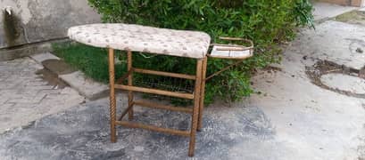 wooden king size bed with medicated foam mattress and iron stand