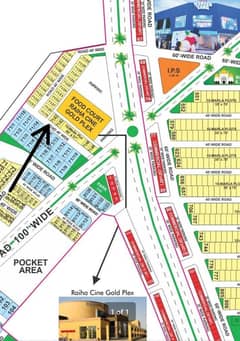 New Deal Openform 10 Marla Corner plot for sale on investor Rate Bahria town Lahore Ghazi block