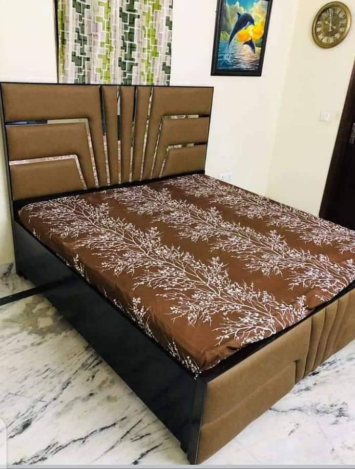 Bed Set/Poshish Bed /Double Bed/king Size Bed/Bed Dressing Side Table 16