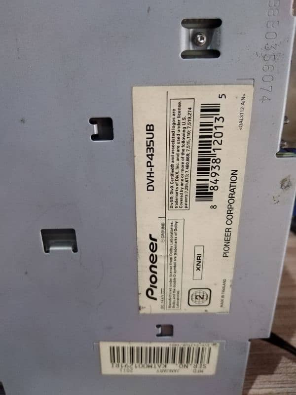 Pioneer DVD Geniun player usb/BT/DvD/subwoofer rear/front etc. 6