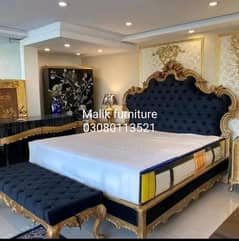 Bed Set/Poshish Bed /Double Bed/king Size Bed/Bed Dressing Side Table