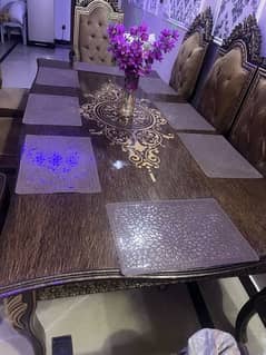 Dining Table with 8 chairs