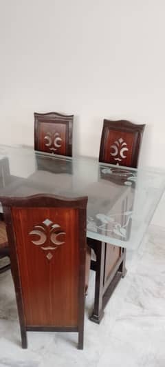 Dining table with chairs