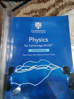 Physics O Level Cambridge IGCSE coursebook 5054