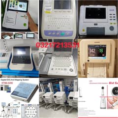 ECG, CTG, EEG machines, Syringe, Infusion Pump, fetal doppler sonicaid