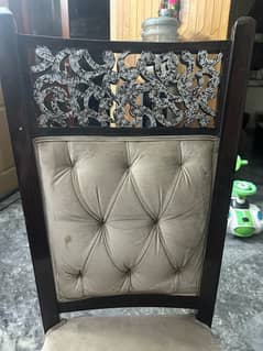 6 chairs dining table