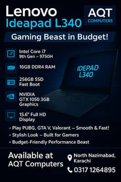 Lenovo Ideapad L340 i7 9th Gen – Budget Mein Gaming Monster! 