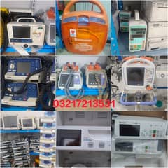Defibrillators, Syringe Pumps, Infusion Pumps Baby Nebulizers imported