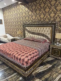 Master bed with full room furniture (price is negotiable )