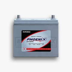 Phoenix EUROMAX-70R Maintenance Free Lead Acid Sealed Car Battery . . .