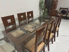8 person dining table and chairs