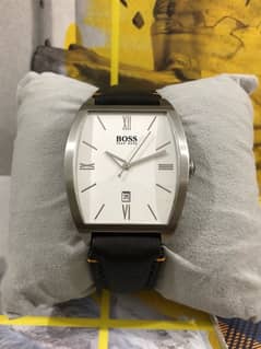 HUGO BOSS |BRAND NEW WATCH| LEATHER STRAP
