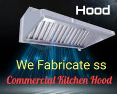 Exhaust Ss hood ducting filter blower fryer