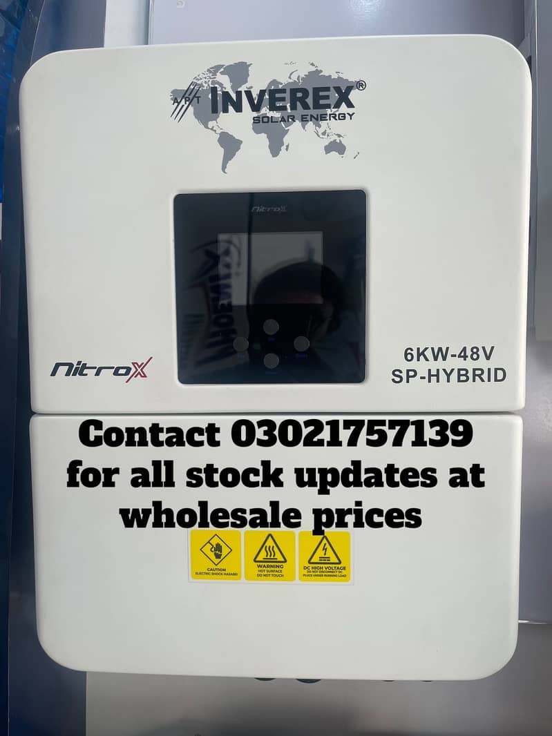 inverex solar inverters 6kw or 8kw available for sale 0