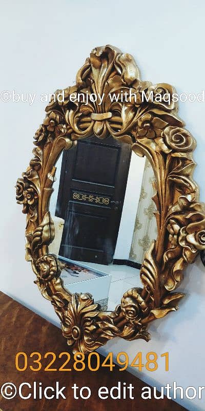 Elegant design Console Table with mirror 3