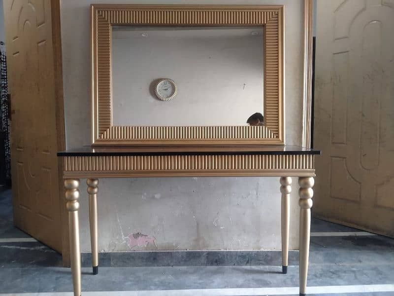 Elegant design Console Table with mirror 5