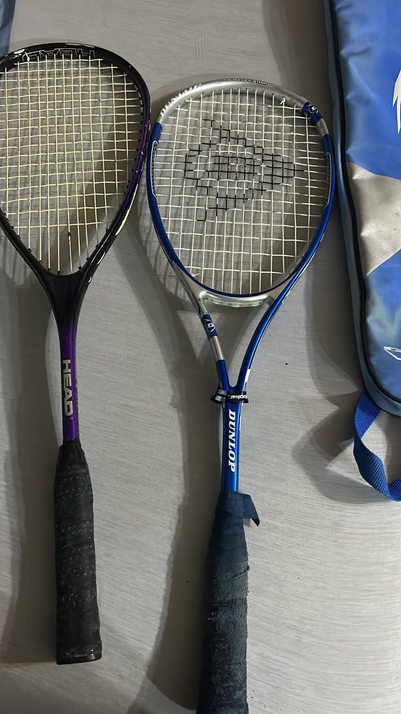 ORIGINAL wilson and yasaki head and other few rackets 16