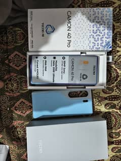tecno camon 40 pro just open box 65 ka lia aik din use Hua hy only