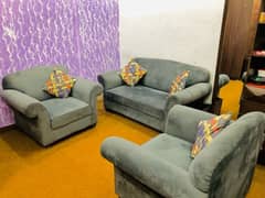 Modern Grey 4-Seater Sofa