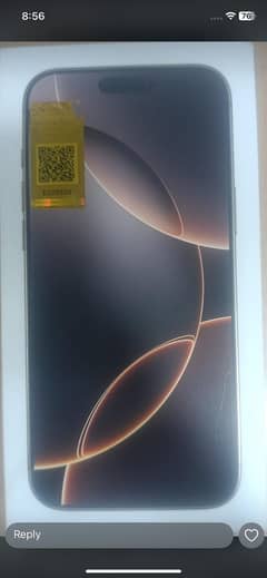 iPhone 16 Pro Max 256 GB Dual sim PTA Approved 1 Year warranty