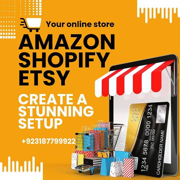 Amazon, Shopify or Etsy Store creation service 1