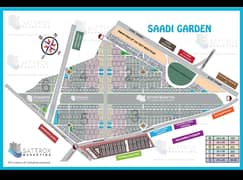 SAADI GARDEN  Leased Well Maintained Gated Society  Main Super High Way M9  Buy And Sale For Plots Plz Call