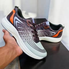 men's Casual Grey Sneakers_Premium Synthethic Leather