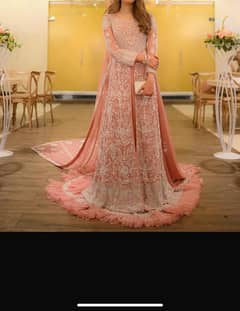 Bridal heavy tail walima maxi for sale