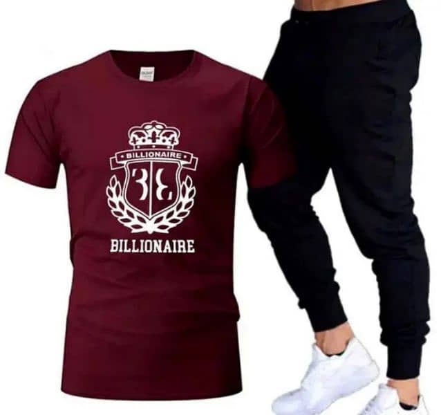 2 Pcs Mens Cotton Printed Track Suit available design cash on delivery 17