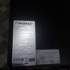 inverex solar inverter 24 volt no open good condition