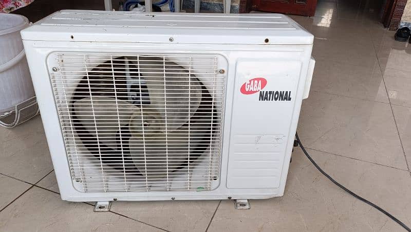 GABA NATIONAL SPLIT AC 1 TON GOOD CONDITION 8