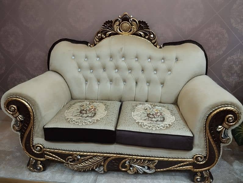7 seater sofa set with central table 0