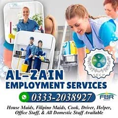 Maid / House Maids / cook / chef / Baby Sitter Filipino maid available