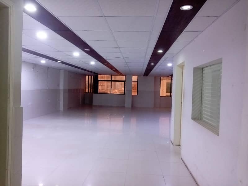 OFFICE IS AVAILABLE FOR RENT IN THE COMMERRICAL BUILDING AT MAIN SHAHR E FAISAL 4