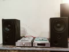 Almost new ( Hitachi cd player+ amplifier) & Mission Company speakers