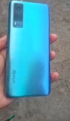Vivo Y51s Argent sell 8+128 Box+Charge All Ok Panal change work 100%
