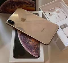 Apple Iphone X's Max 256 GB PTA Approved Gold only WhatsAp03286487884
