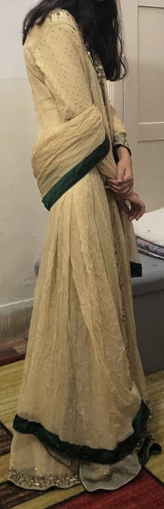 Of white lehnga for sale (one time use only)