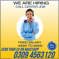 Call centre job for boys and girls