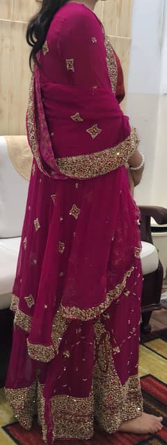 Silk lehnga for sale intrested people then Dm me.
