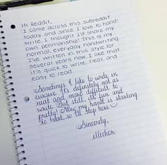 contact writing