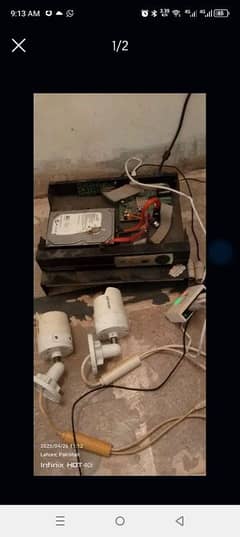 DVR and 2camera complete system for sale03006470793