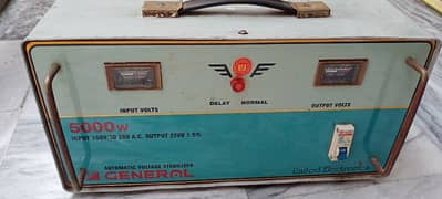 5000 watt stablizer all ok in good condition