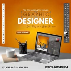 Requried only Female Graphic Designer / Female Graphic Designer