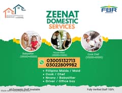 Maids Baby Sitter Couple Patient Care Nanny Filipino Cook Available
