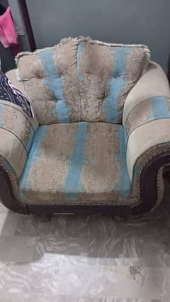 bed ,side table ,matress, ,dvider, ,dreesing table ,almari, sofa set .