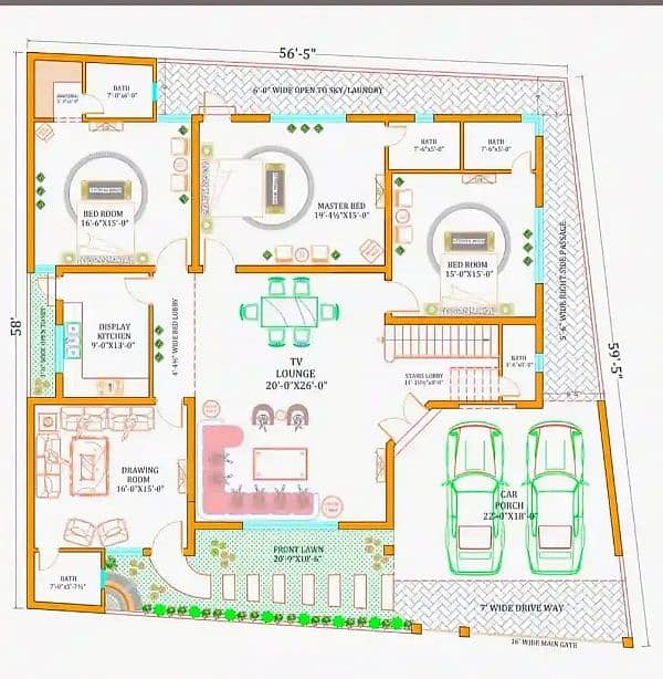 Architecture Design / Naqsha/House Maps/ Expert Architect in Peshawar 16