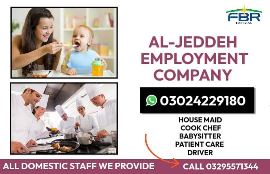 Maids / House Maids / Chef / House Cook / Baby Sitter maid available 0